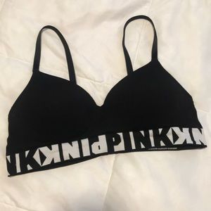 NWOT PINK lightly lined bralette